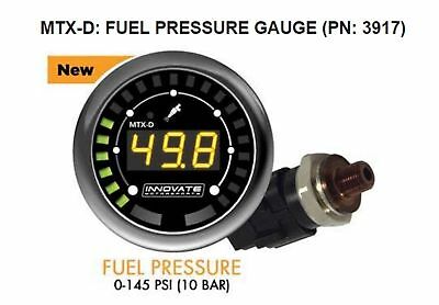 Innovate 3917 MTX-D Fuel Pressure Gauge 0-145 PSI 10 BAR with Low Press Warning 